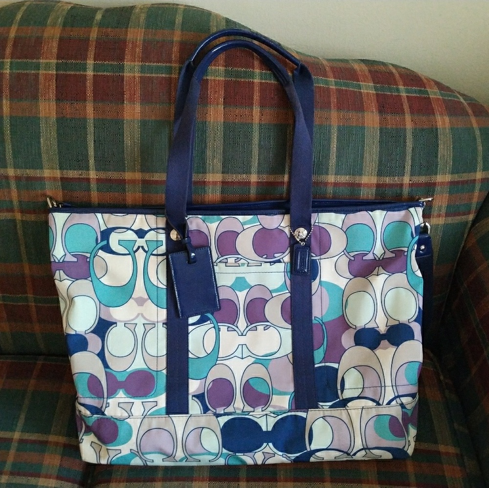 Authentic Coach diaper bag